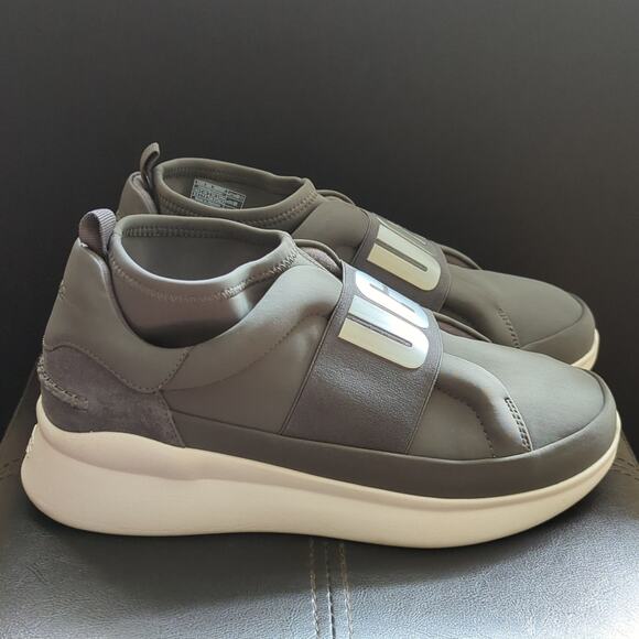 UGG Neutra Neoprene Leather Stretch Pull On Comfort Platform Sneaker Size 9.5 - Picture 3 of 7